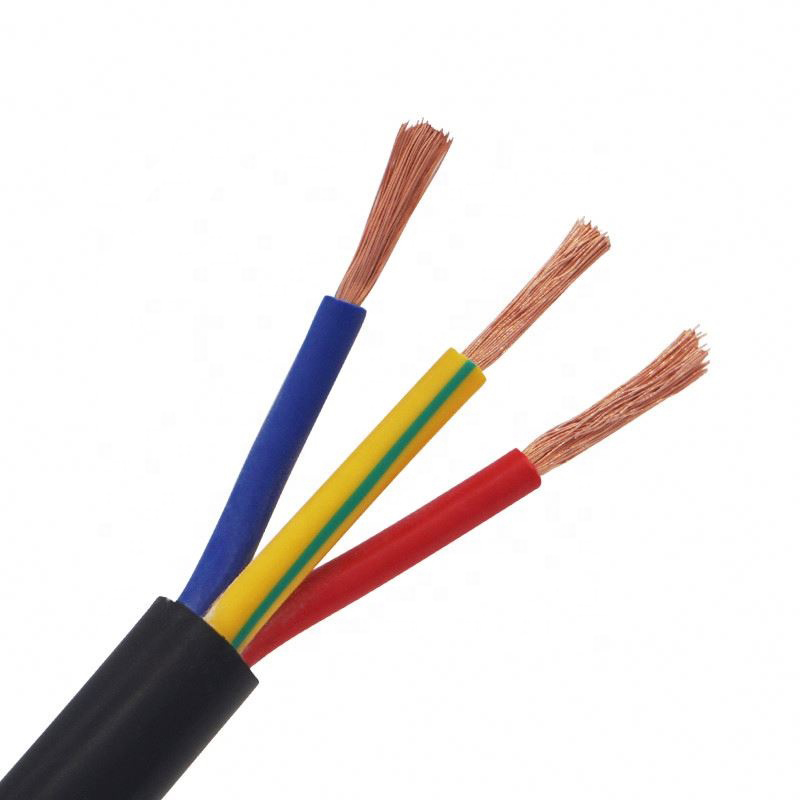 VDE Standard H03VV-F PVC insulated sheathed flexible cable